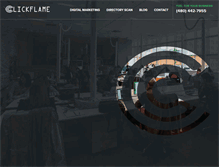 Tablet Screenshot of clickflame.com